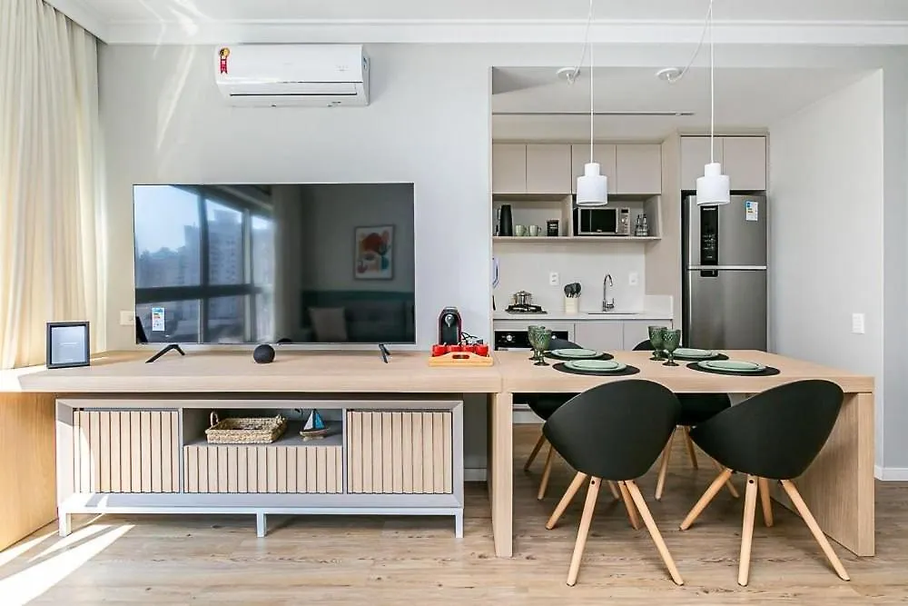 Apartamento K-Platz 406 - Studio Elegante E Moderno Na Melhor Localizacao Do Continente Sao Jose